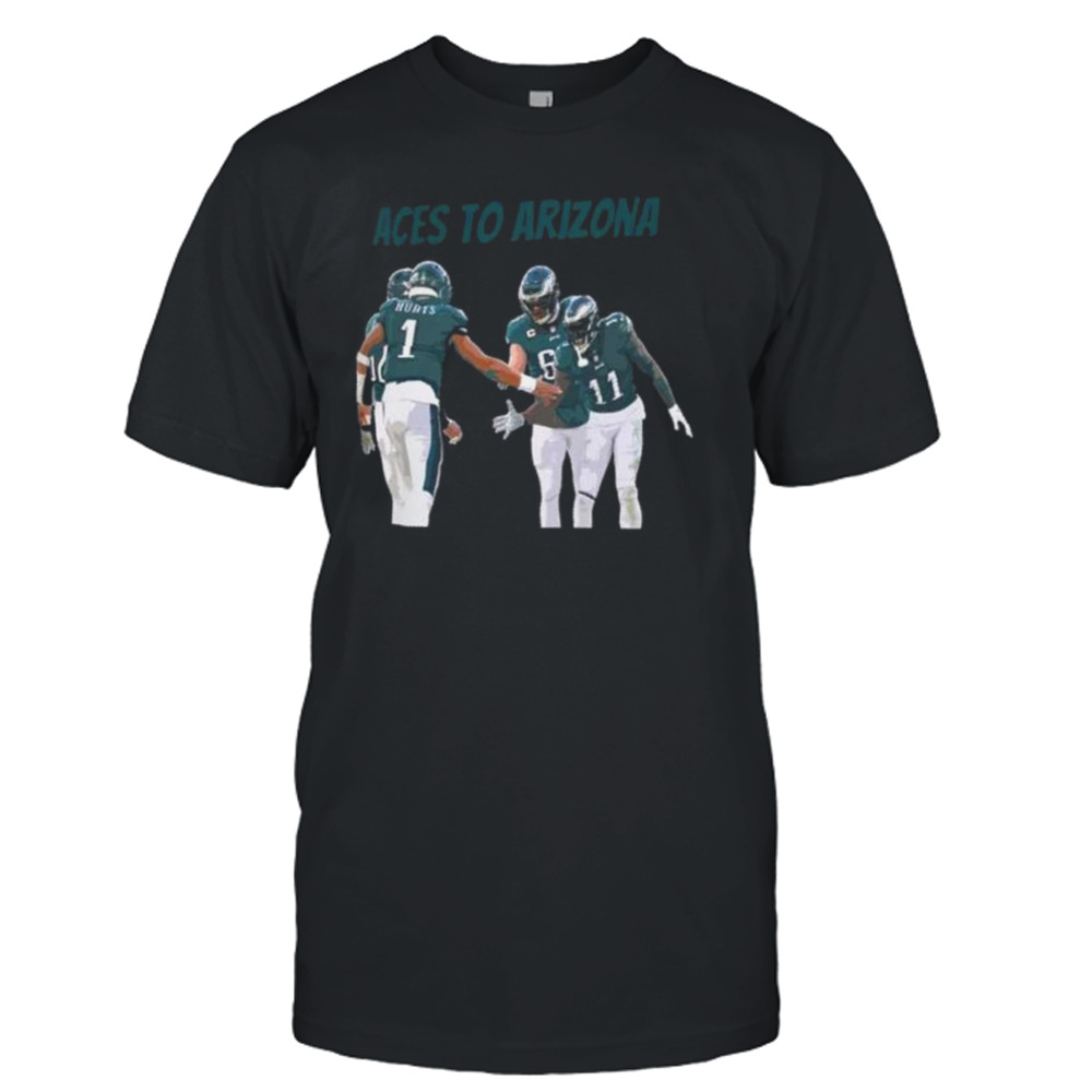 Philadelphia Eagles Aces to Arizona SUper Bowl LVII shirt