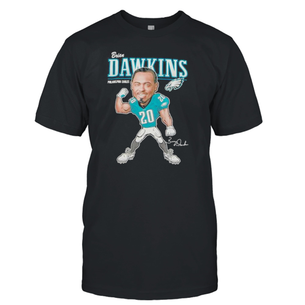 Philadelphia Eagles Brian Dawkins signature super Bowl Lvii 2023 shirt