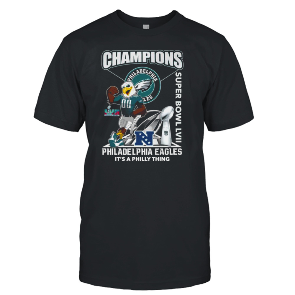 Philadelphia Eagles Swoop Mascot Super Bowl LVII 2023 Champions shirt