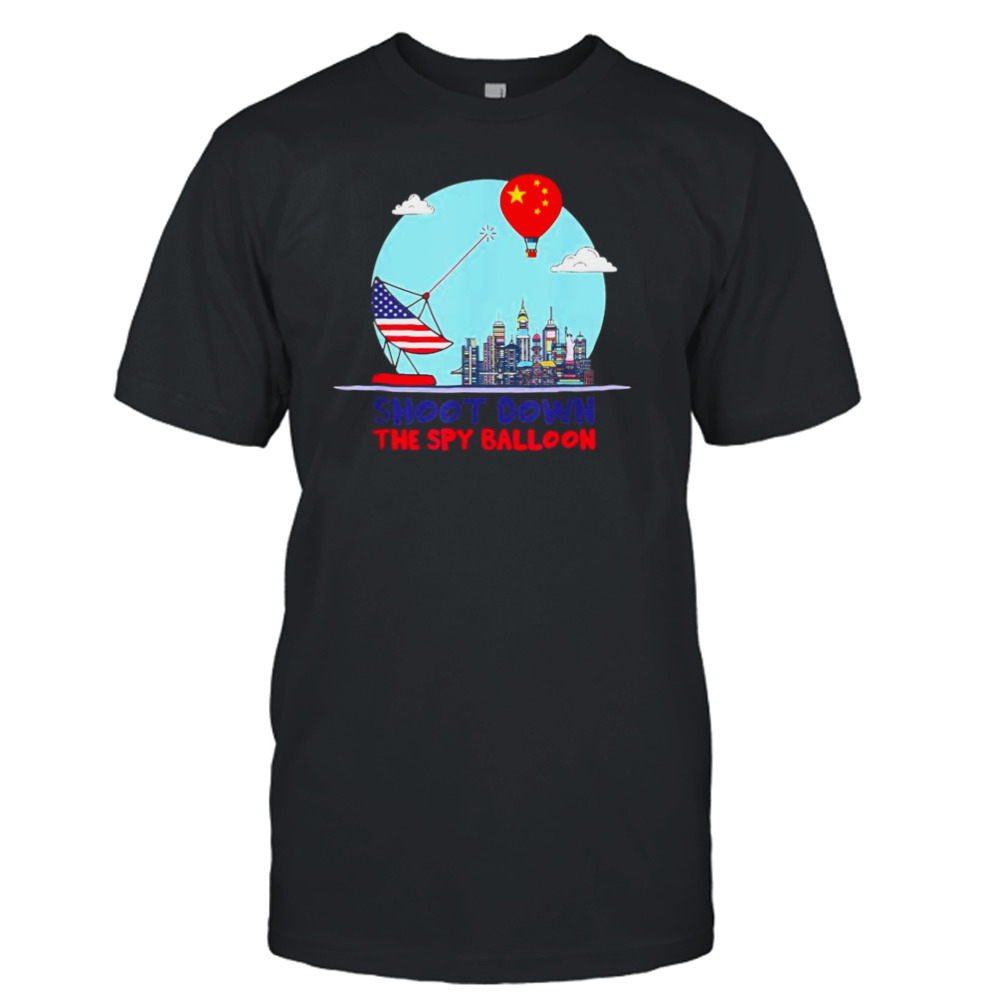 Shoots Down Chinese Spy Balloon Surveillance Joe Biden Shirt