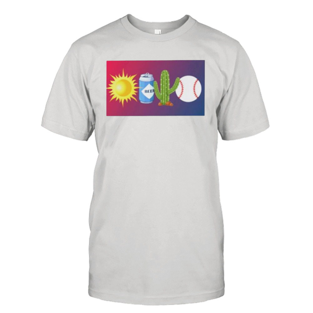 Sun Beer Cactus baseball shirt