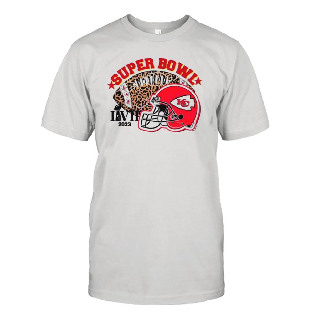 Kansas City Chiefs Leopard Print Gameday Super Bowl 2023 Football Shirt