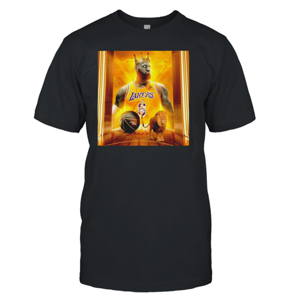 king James LA Lakes all-time leading scorer shirt