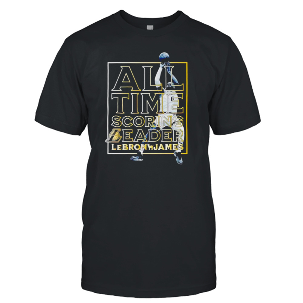 leBron James Los Angeles Lakers All-Time scoring leader shirt