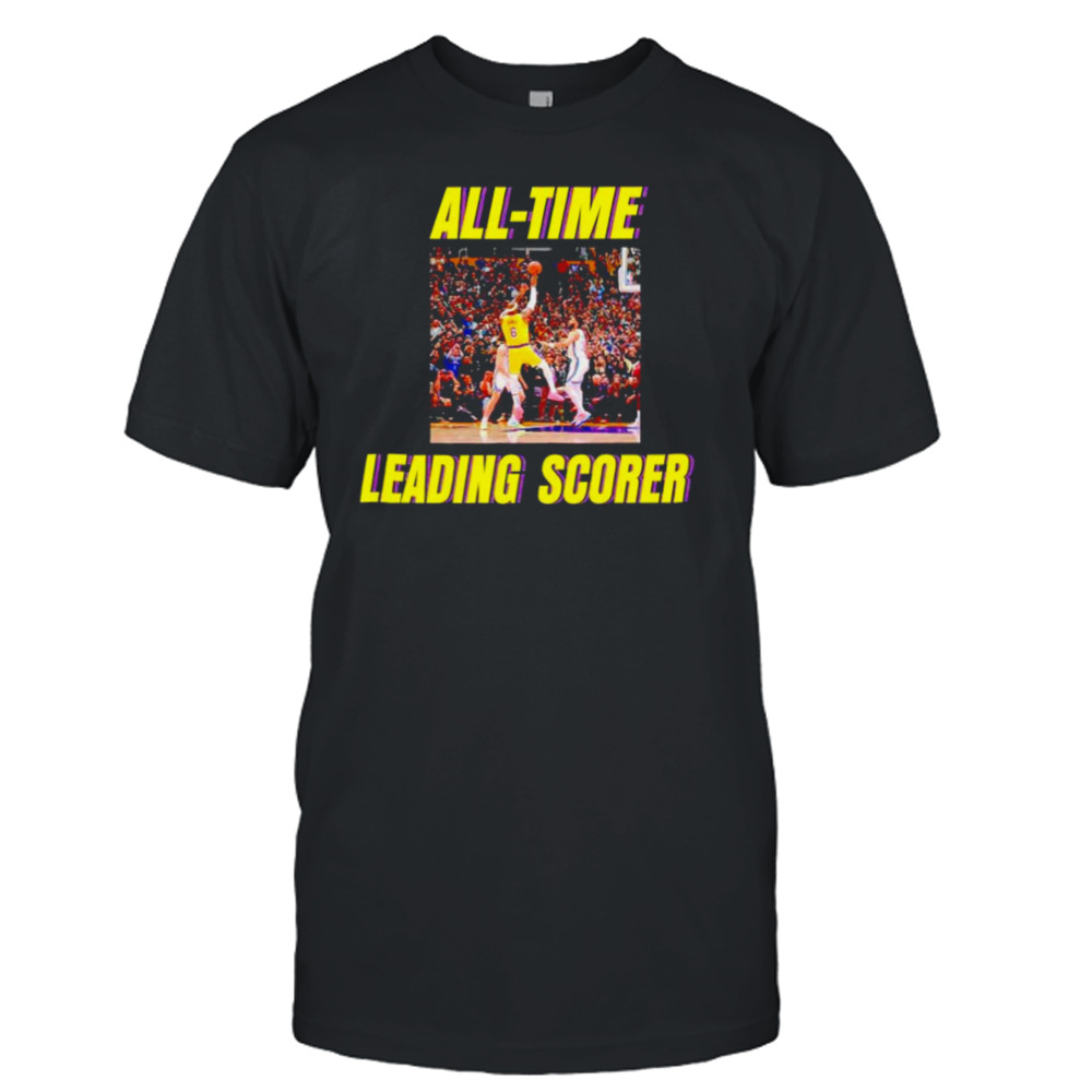 lebron James LA Lakers all time leading scorer shirt