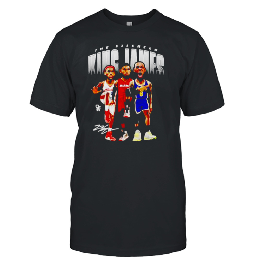 lebron James the silencer King James shirt