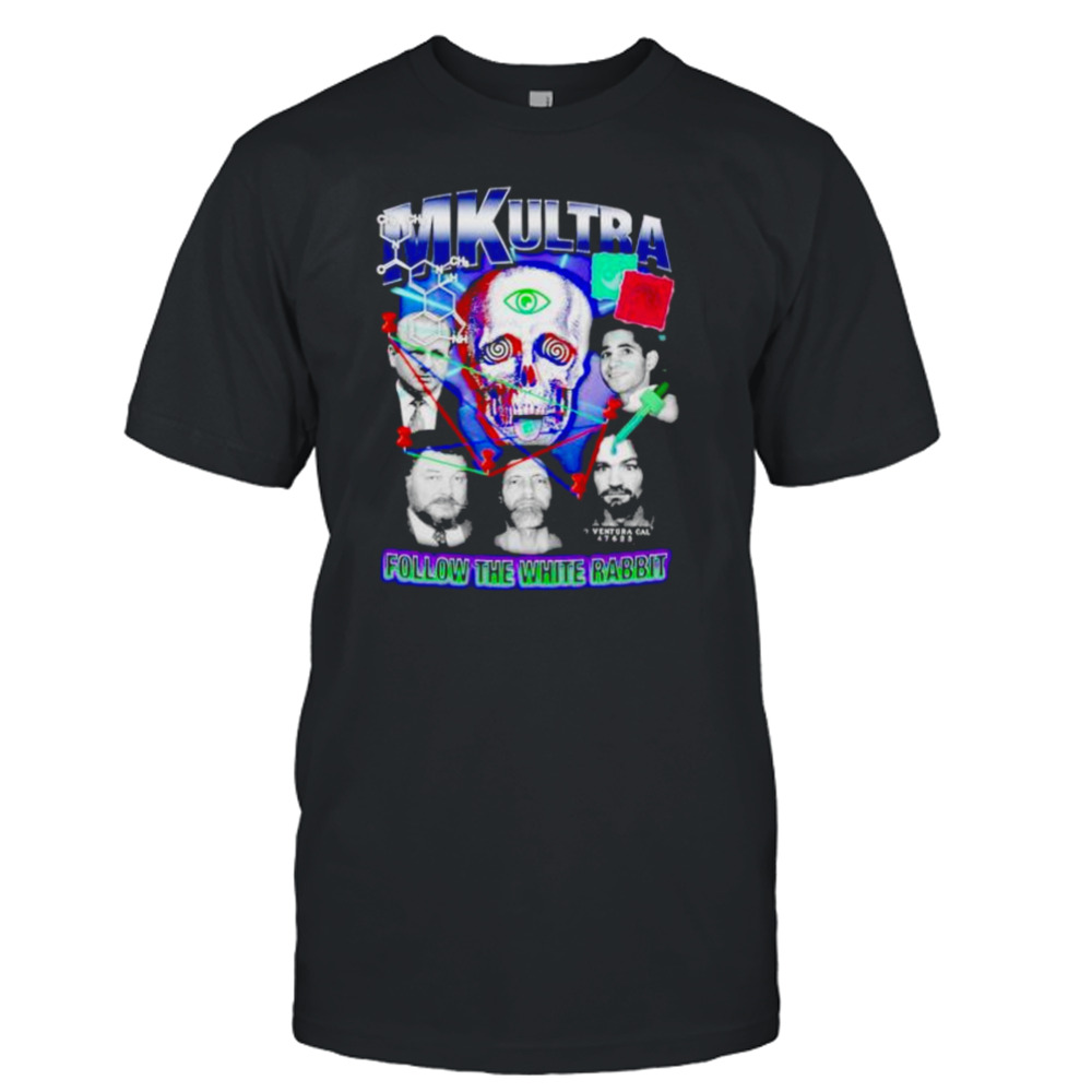 mK ultra follow the white rabbit shirt