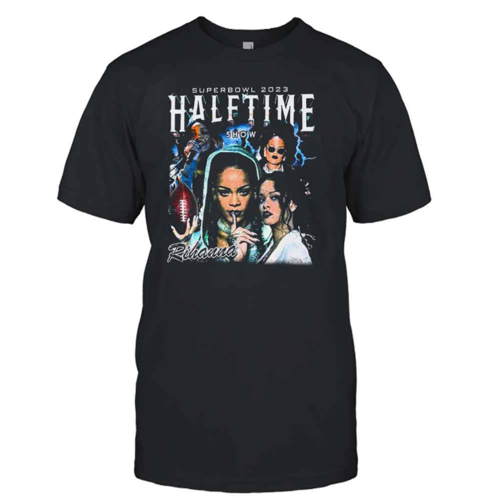 2023 Rihanna LVII Bowl Halftime Show American Football Vintage Shirt