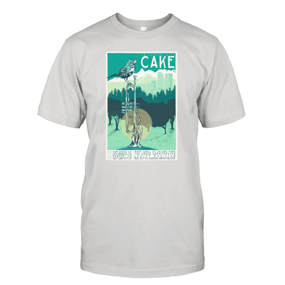 Cake Summer Concert An Evening With Cake June 20 21 23 & 25 2023 Poster shirt