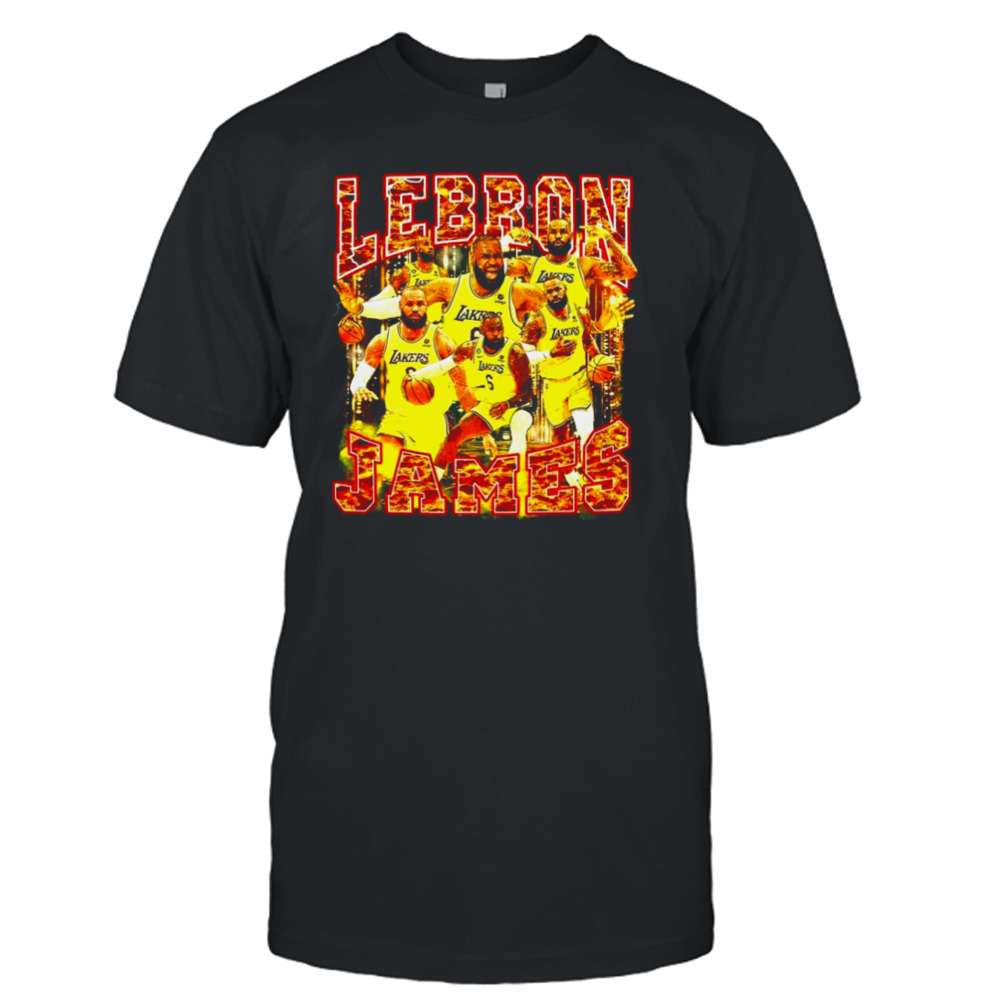 Lebron James 90s Vintage Bootleg Style T-Shirt