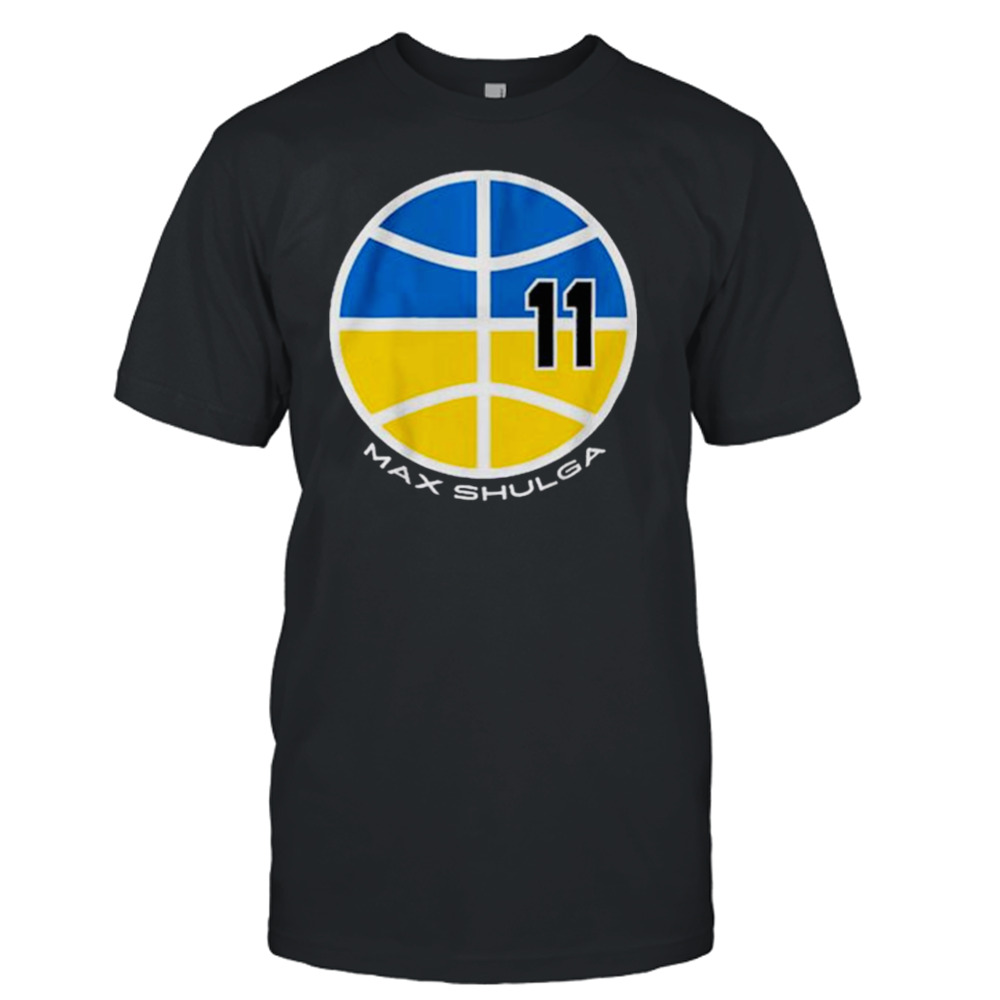 Max Shulga 11 Ukraine Basketball shirt