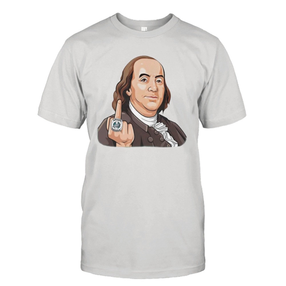 The tape don’t lie benjamin franklin middle finger T-shirt