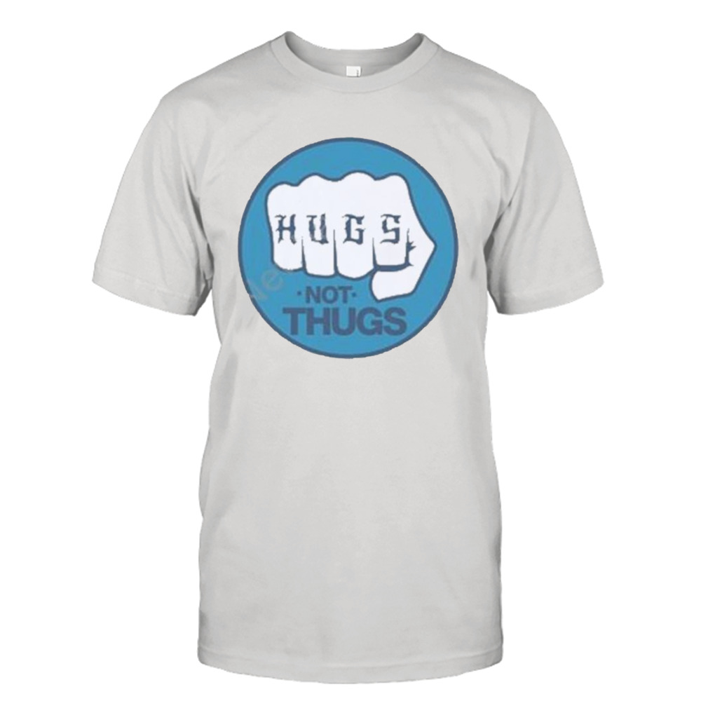 This fool frankie quinones hugs not thugs shirt