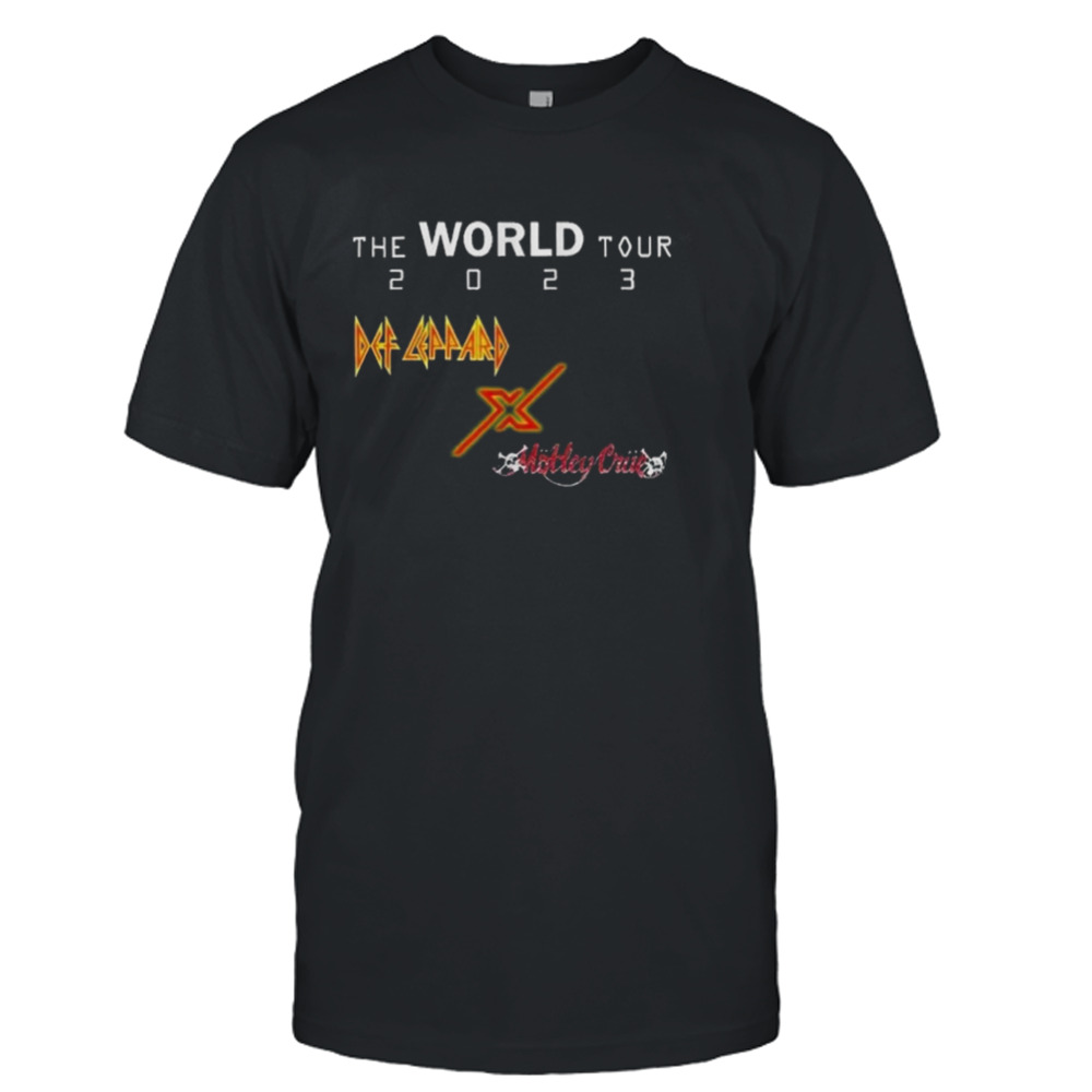 Def Leppard X Motley Crue World Tour 2023 Shirt