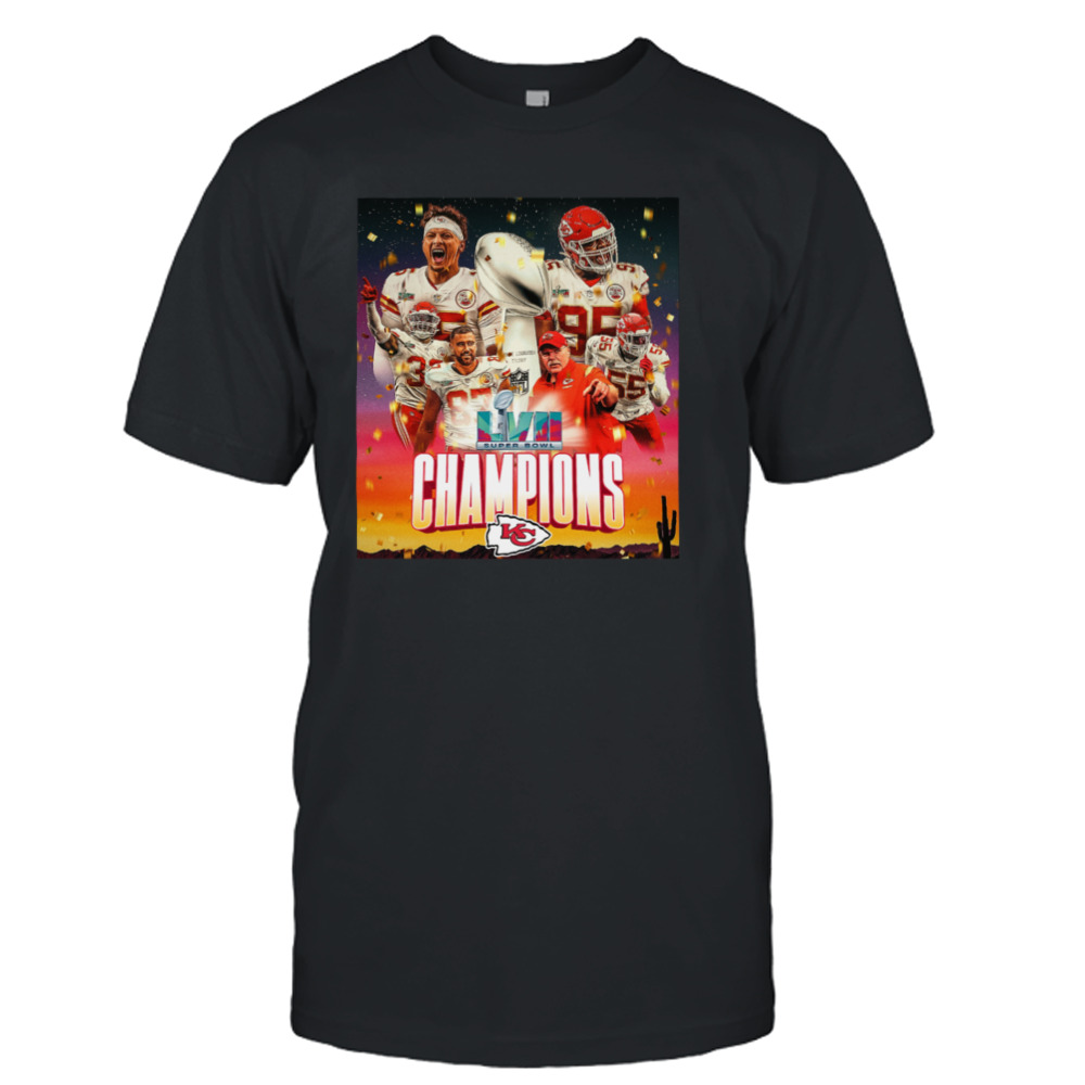 Kansas City Super Bowl Champions 2023 v2 - Kansas City Chiefs - T-Shirt