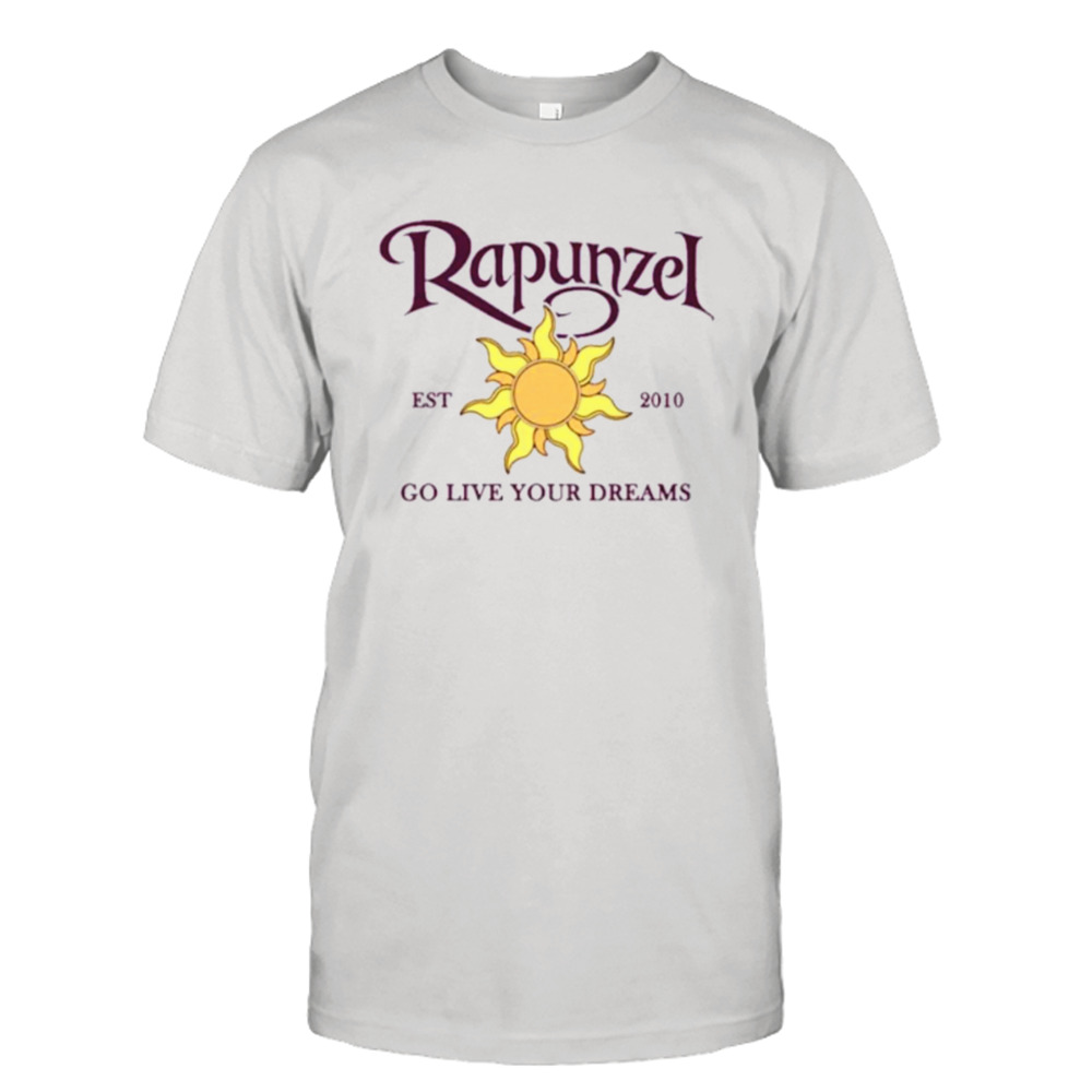 Disney tangled rapunzel go live your dream shirt