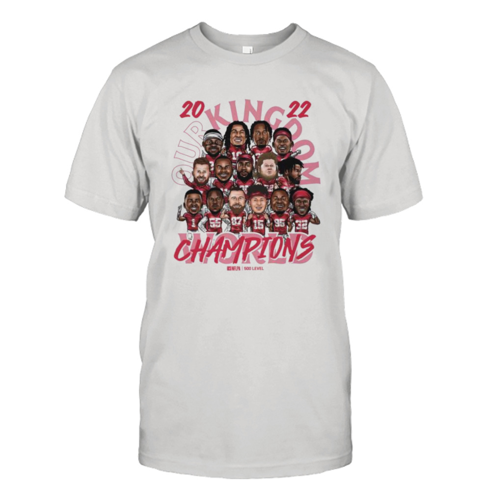 Kansas City Chiefs Super Bowl LVII Champions 2023 Team Football T-shirt -  REVER LAVIE