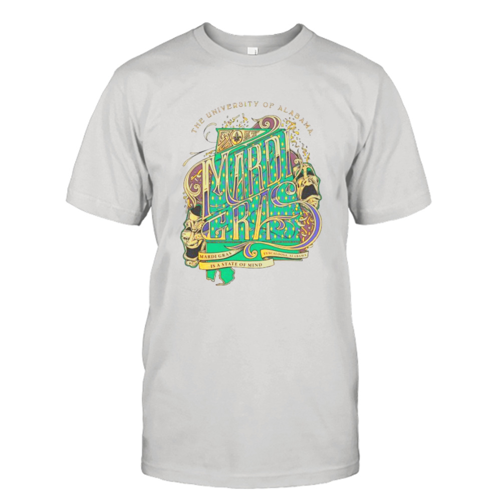 Mardi Gras 2023 the university of Alabama shirt