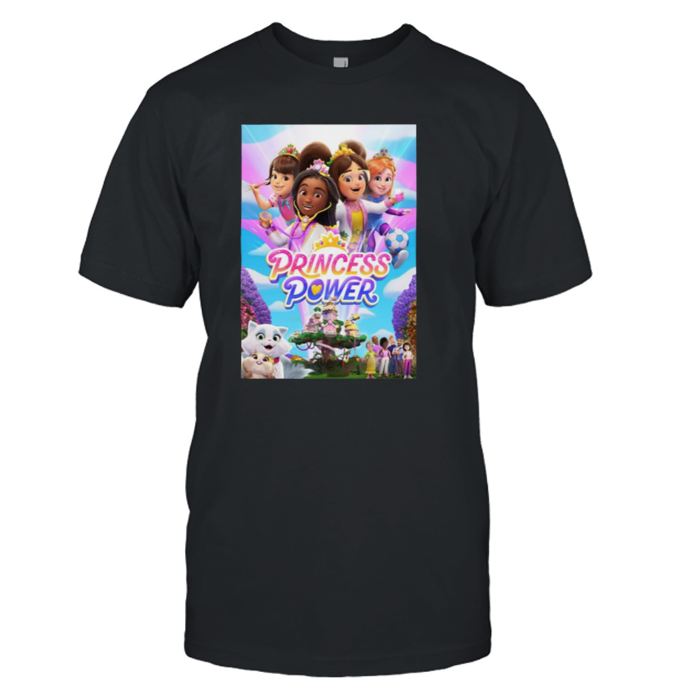 Princess Power Kids Cartoon shirt