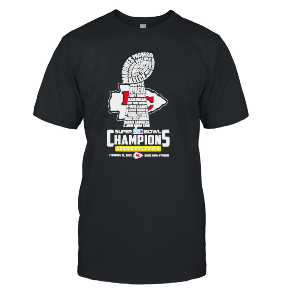 Super Bowl Champions Kansas City Chiefs State Farm Stadium 2023 shirt