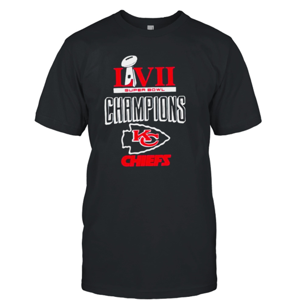 Super Bowl Champions LVII 2023 Kansas City Chiefs Logo Shirt