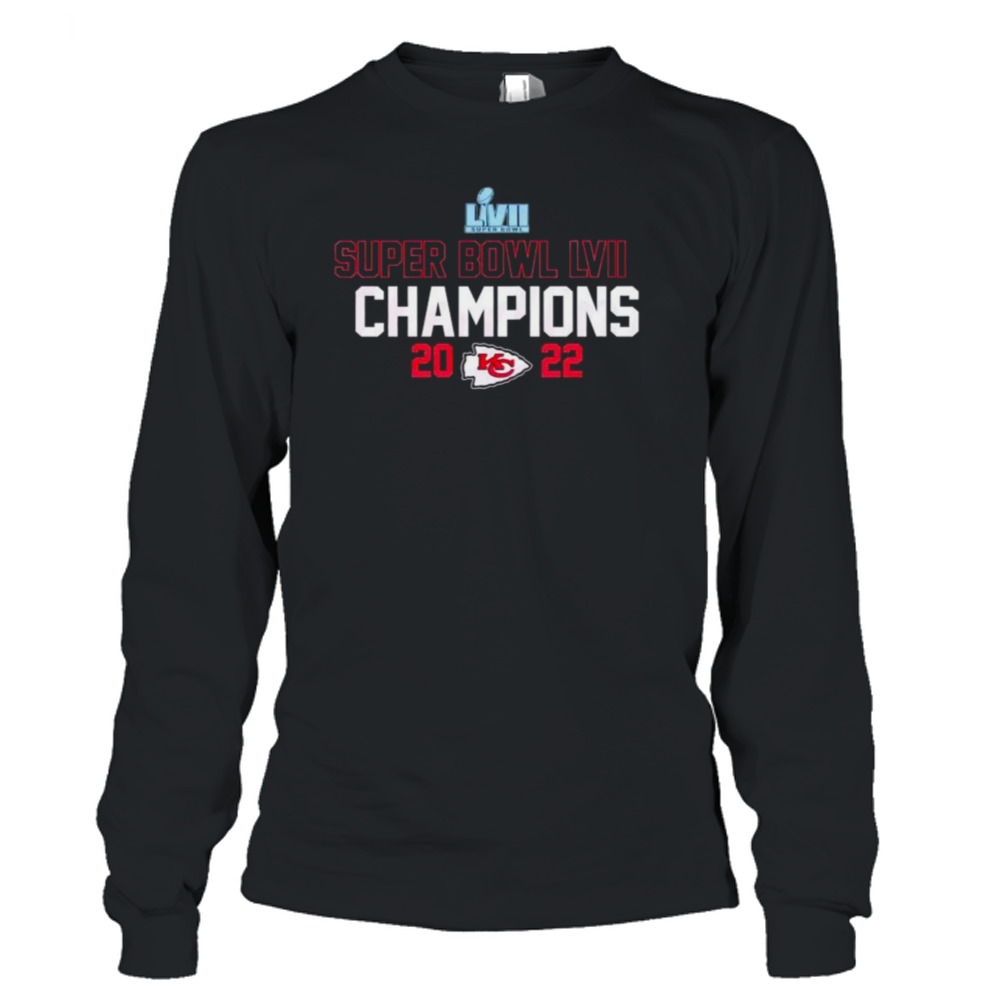 Kansas City Chiefs Grey Super Bowl LVII Champions T-Shirt by