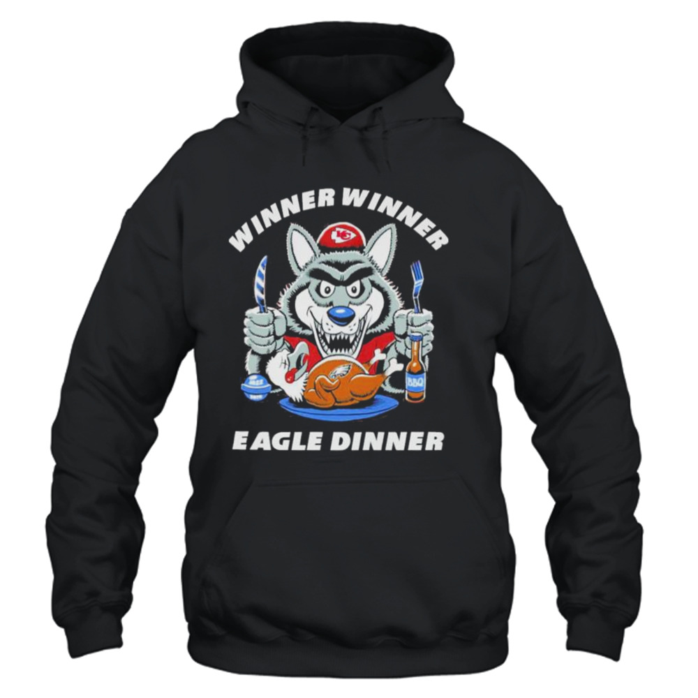 Kc Wolf Chiefs Winner Winer Eagle Dinner Shirt