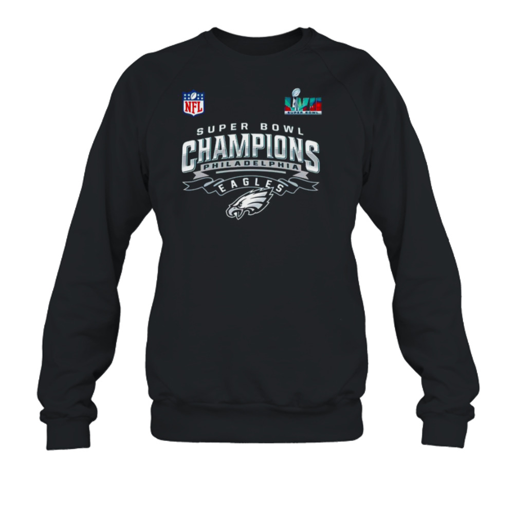 NFL Philadelphia Eagles Super Bowl LVII Champions 2023 T-shirt - Kaiteez