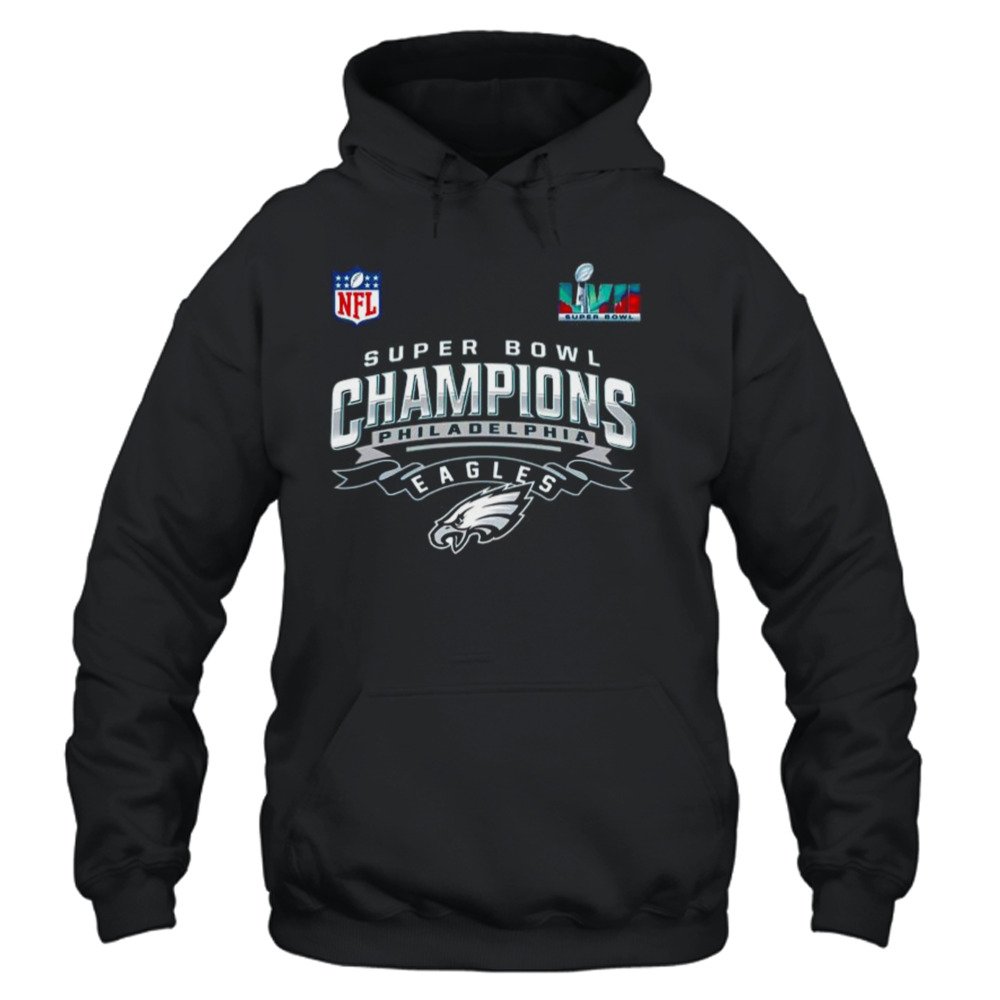 NFL Philadelphia Eagles Super Bowl LVII Champions 2023 T-shirt - Kaiteez