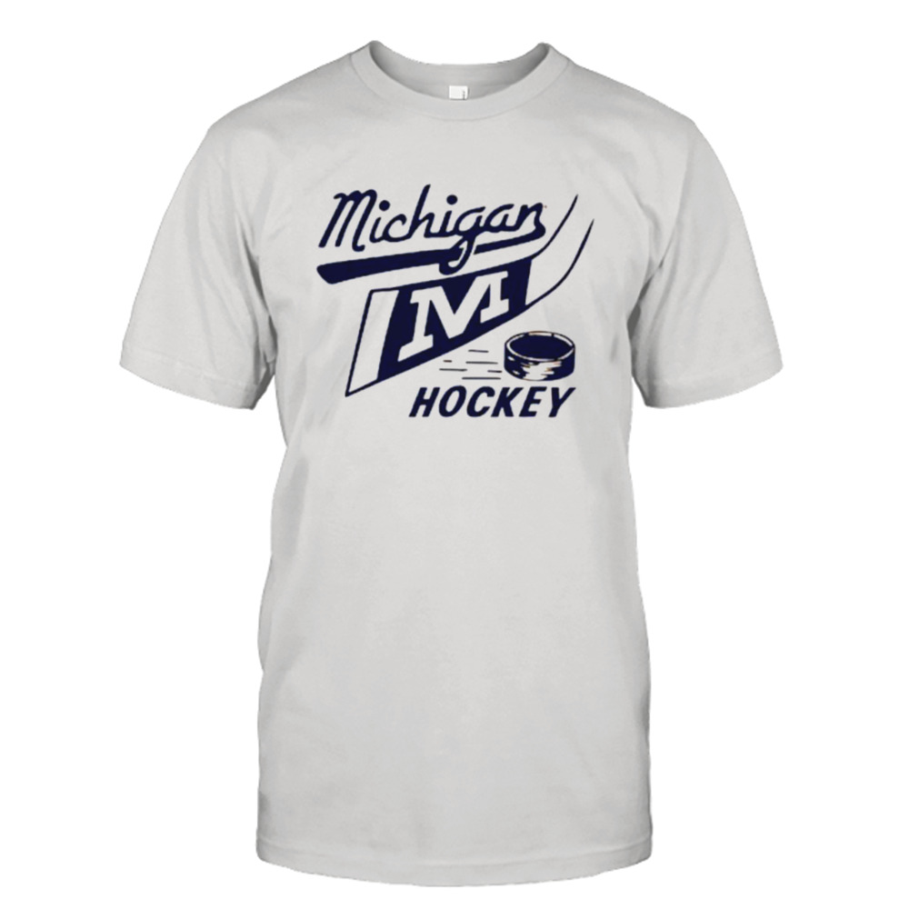 Michigan hockey retro shirt