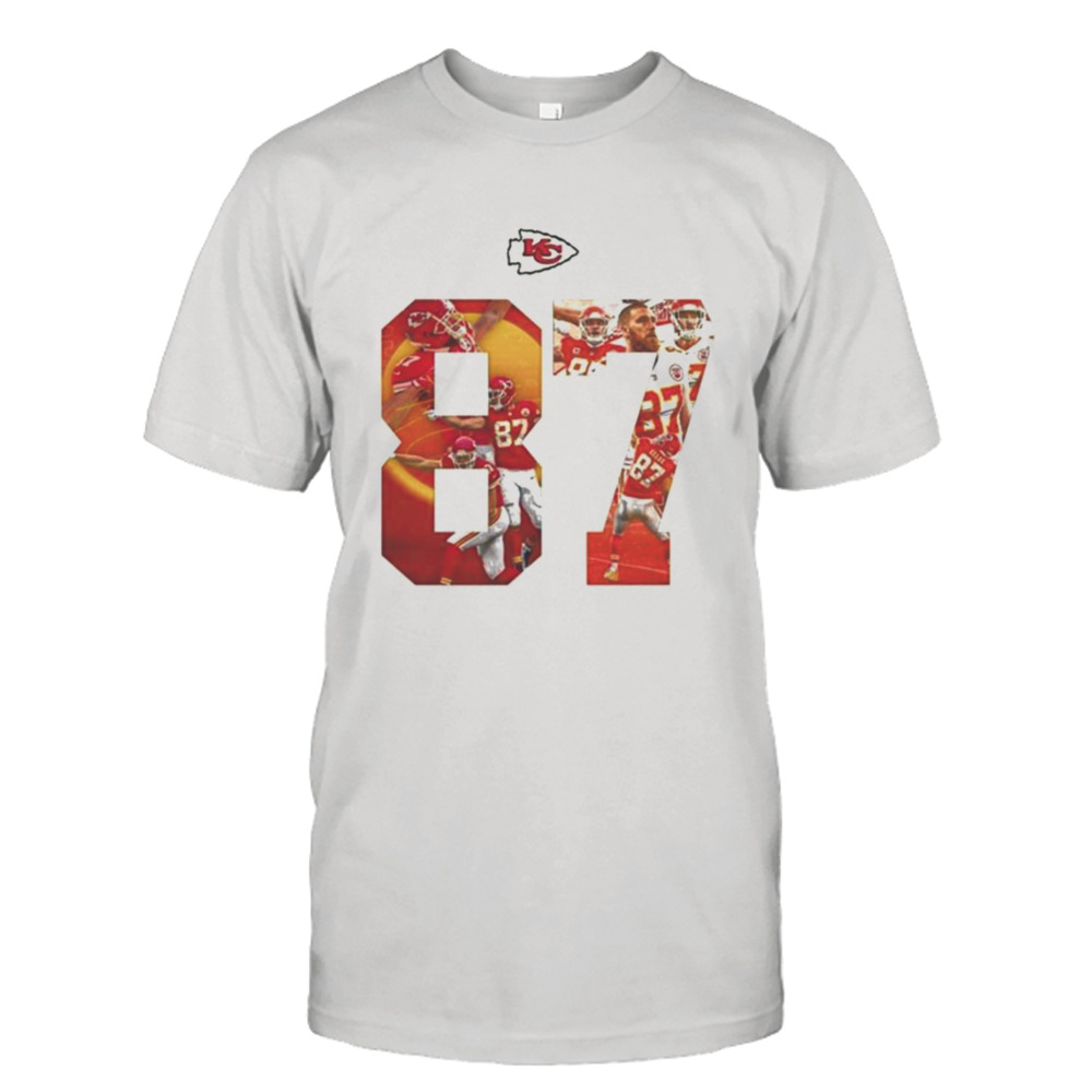 Patrick Mahomes KANSAS CITY CHIEFS APPAREL T SHIRT PIXEL ART 2 Kids T-Shirt  by Joe Hamilton - Pixels