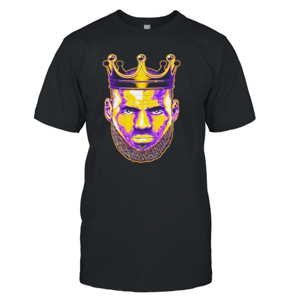king Lebron James Los Angeles Lakers shirt