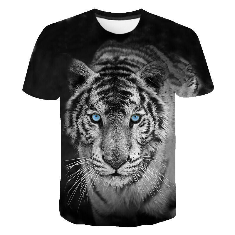 Animals Tiger 3D Print Clothing Shirts