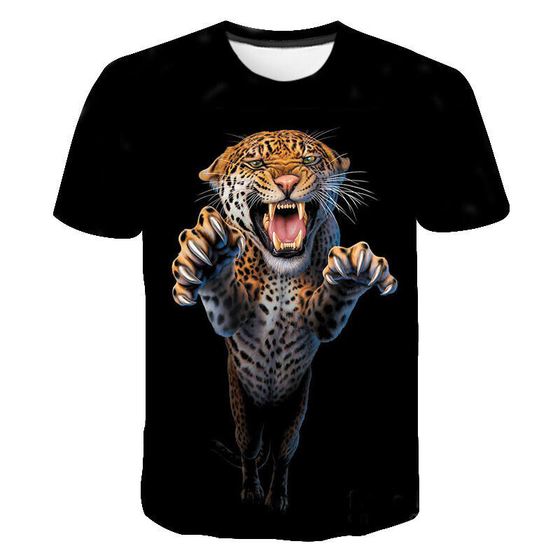 Animals Tiger 3D Print Clothing T-Shirt