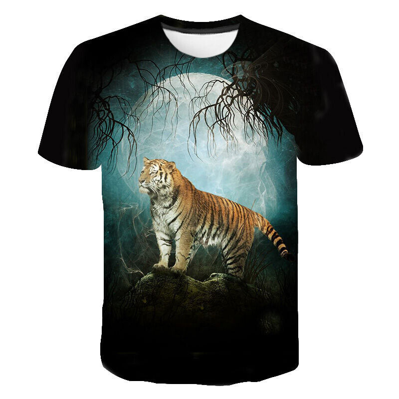 Animals Tiger 3D Print Clothing Tshirt