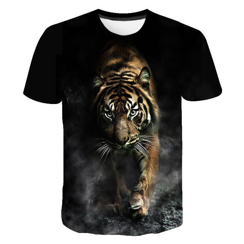 Animals Tiger 3D Print T Shirt