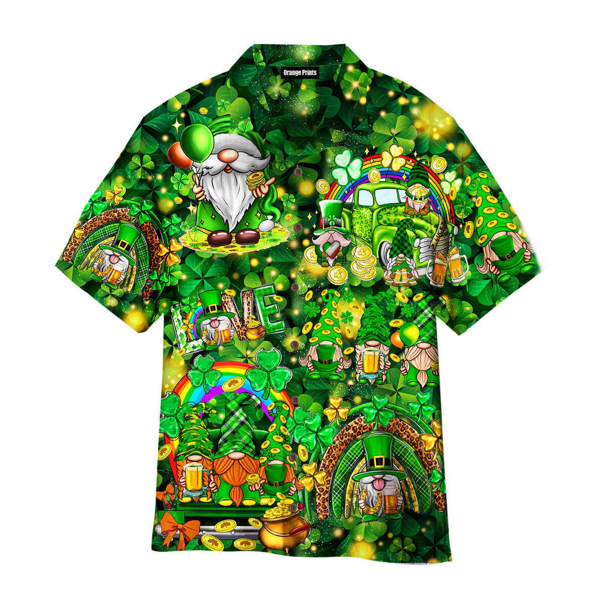 Amazing Irish Gnomes So Cute On St Patrick Day Hawaiian Shirt
