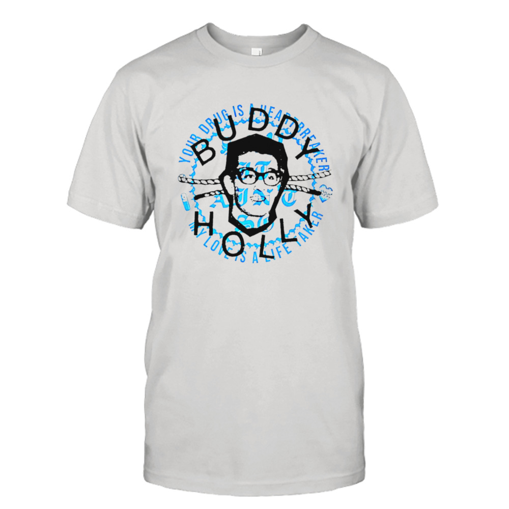 Buddy Holly Weezer shirt