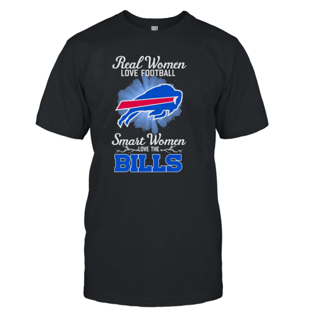 Real women love football smart women love the Buffalo Bills 2023 logo shirt