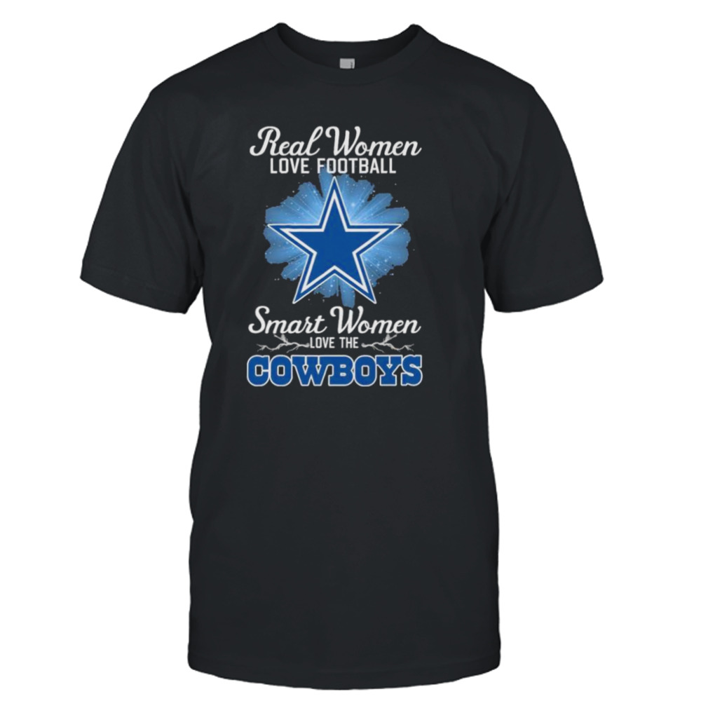 Real women love football smart women love the Dallas Cowboy 2023 logo shirt