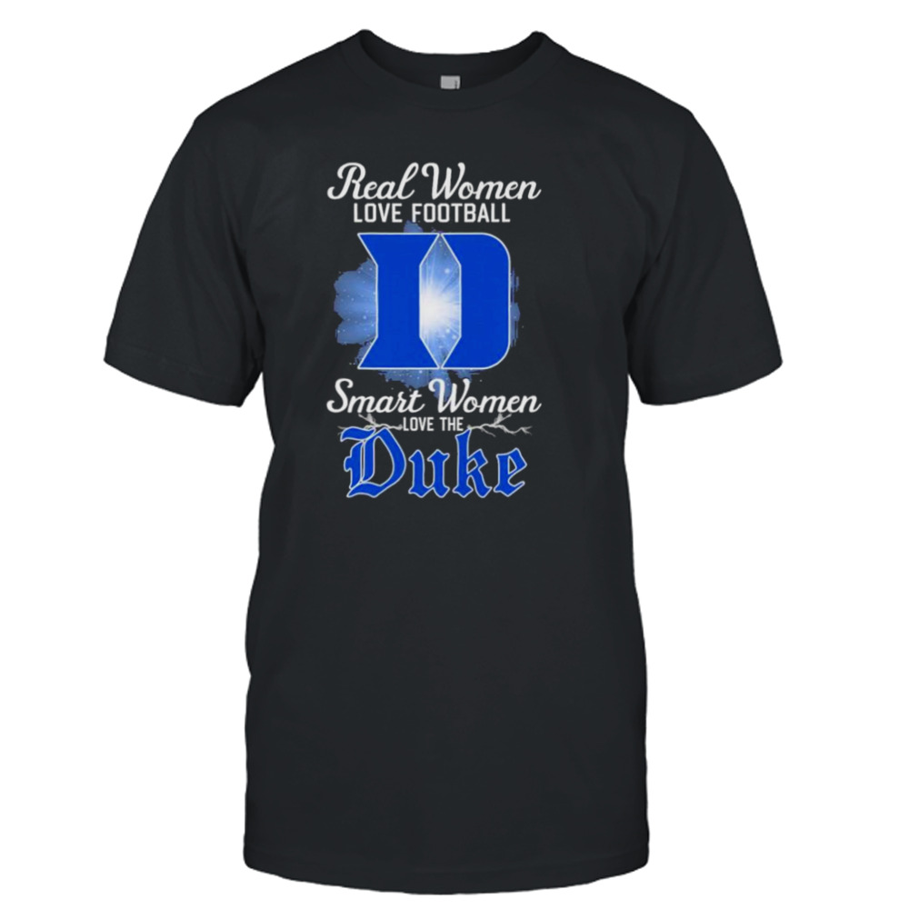 Real women love football smart women love the Duke Blue Devils 2023 logo shirt