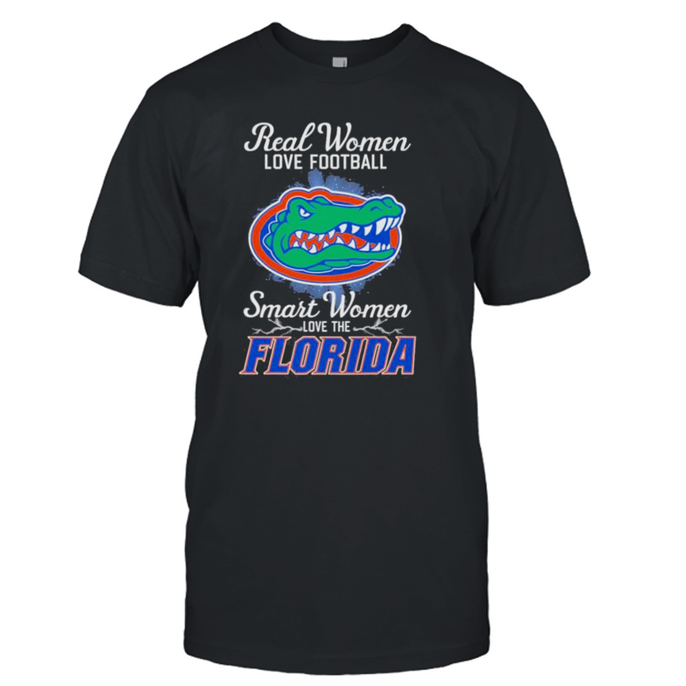 Real women love football smart women love the Florida Gators 2023 logo shirt