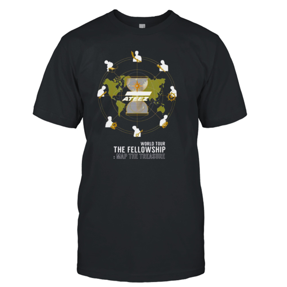 The Fellowship Map The Treasure Ateez shirt