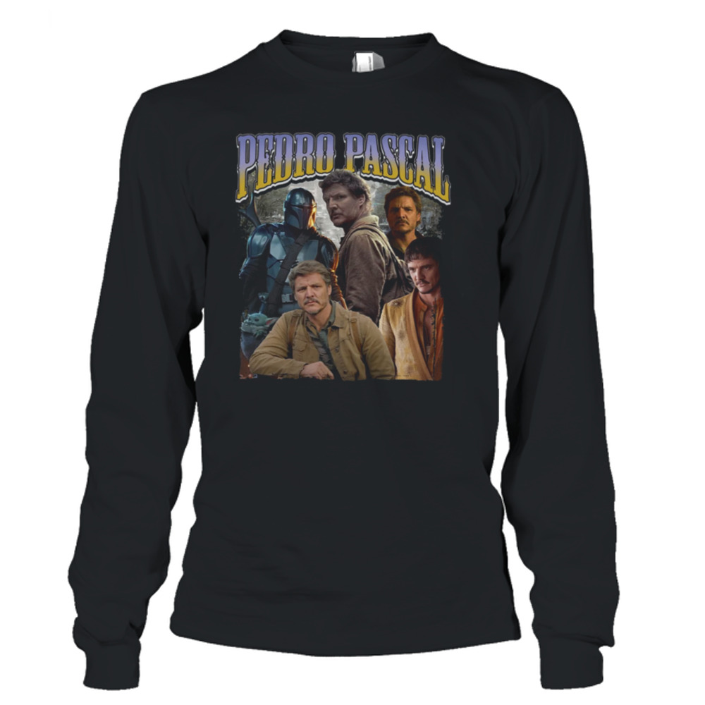 The Last Of Us Pedro Pascal Vintage Shirt 3 Long Sleeve T-Shirt