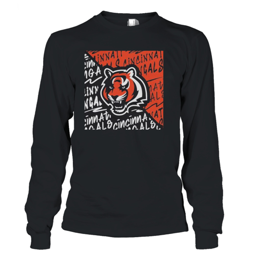 Cincinnati Bengals Youth Divide T-Shirt, hoodie, sweater, long