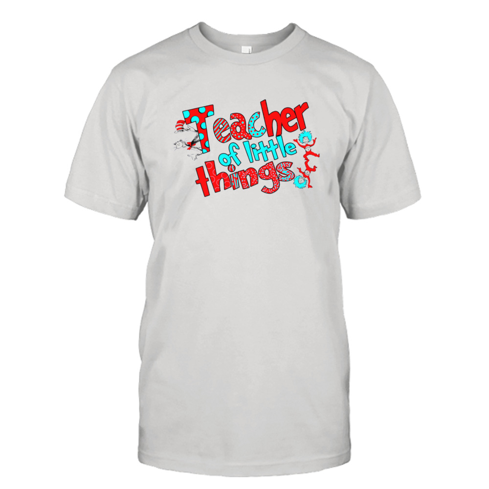 Teacher Of Little Things Reading Lover T-Shirt