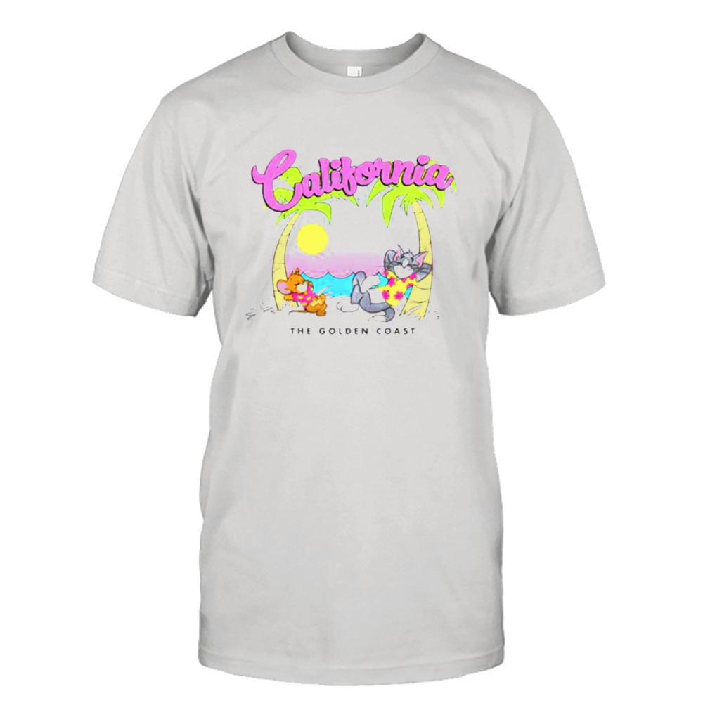 Tom And Jerry California The Golden Coast Vacation Shirt