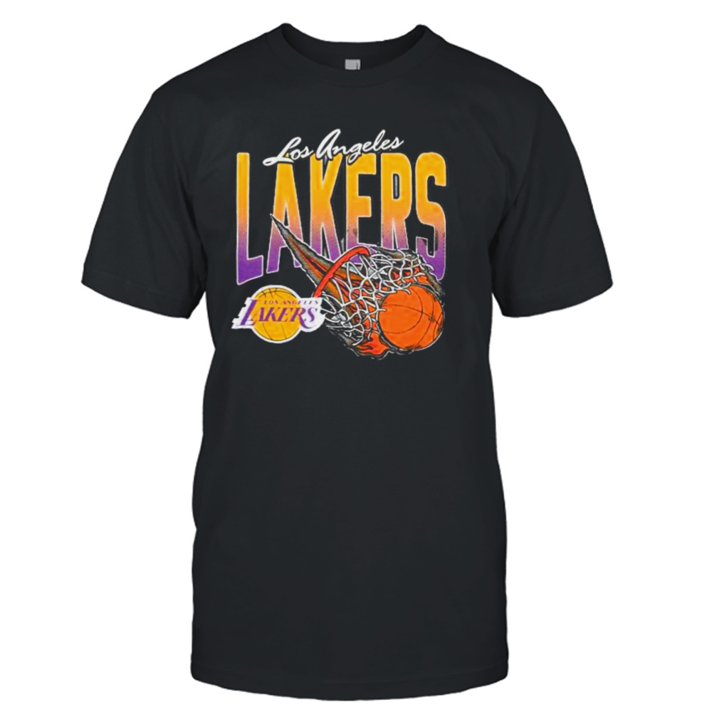 Los Angeles Lakers On Fire NBA Shirt