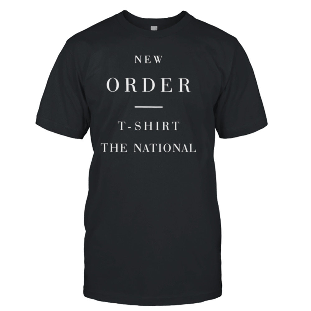 New Order T-Shirt The National shirt