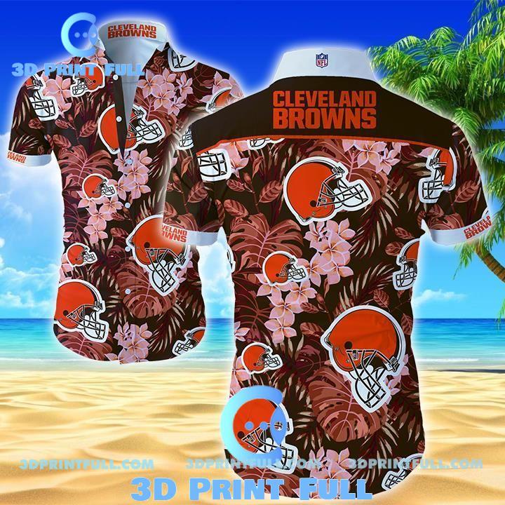 Beach Shirt Nfl Cleveland Browns Hawaiian Shirt